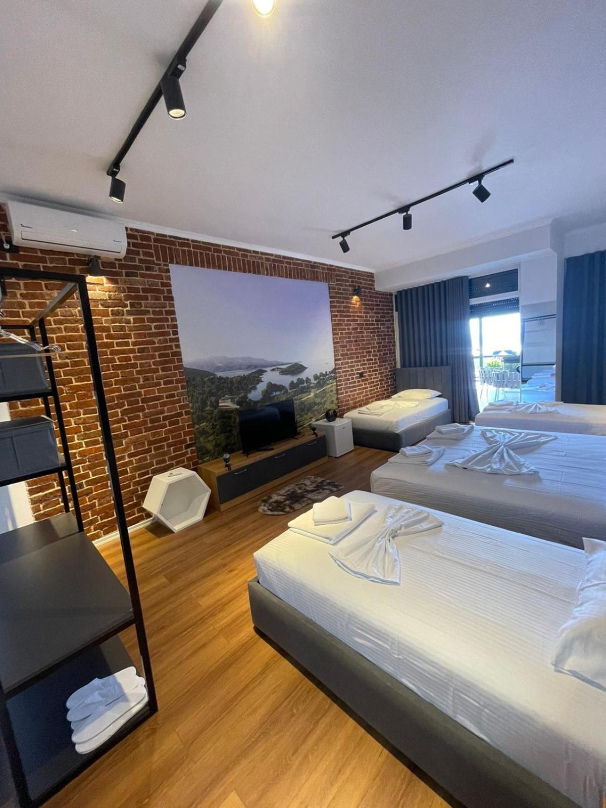 Aries Apartments Sarande Ngoại thất bức ảnh